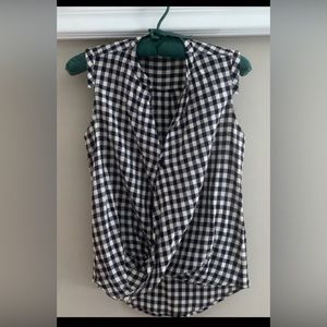11-1 TYLHO Anthropologie Gingham Shirt Xxs